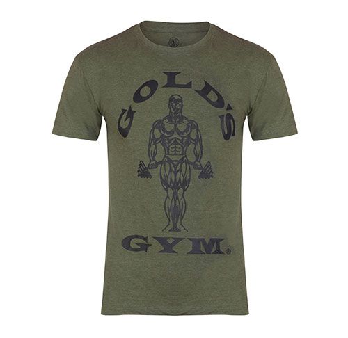 GOLD'S GYM MUSCLE JOE T-SHIRT, ARMY