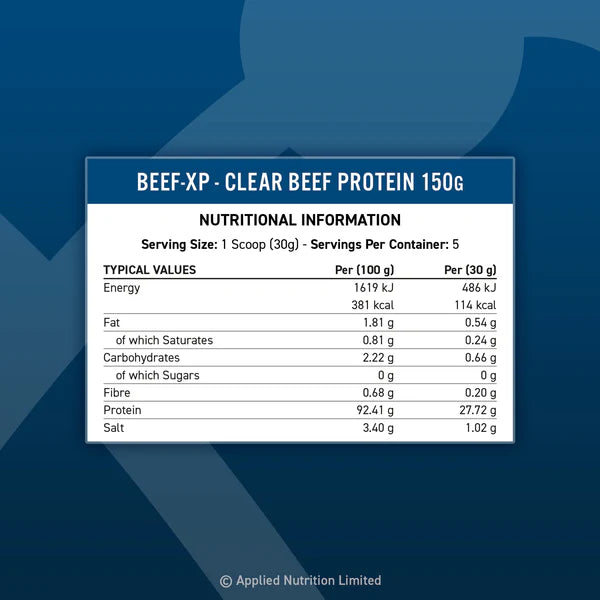 BEEF-XP CLEAR HYDROLYSED BEEF PROTEIN 150G (5 SERVINGS)