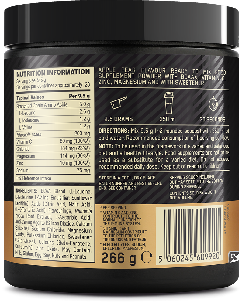 Optimum Nutrition Gold Standard BCAA Train + Sustain - 266 g