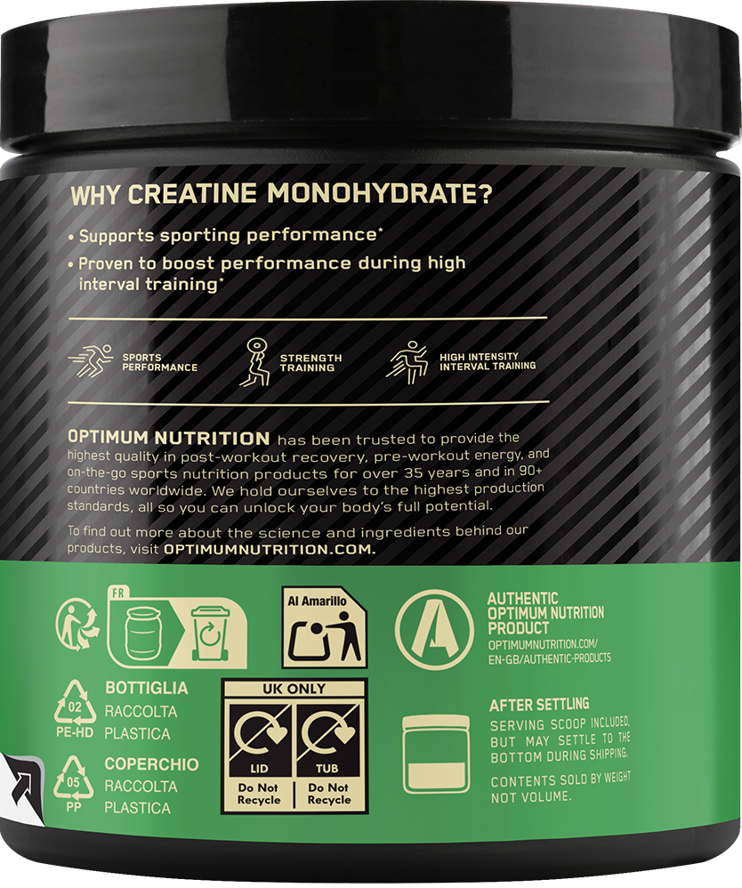 Optimum Nutrition Micronised Creatine Powder - 187 g